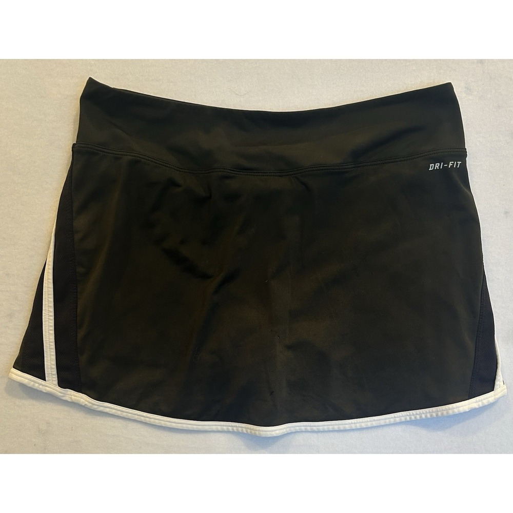 Nike Power Skort Golf Tennis Pickleball Black 523541-010 Skirt Short Size Medium - Picture 5 of 8